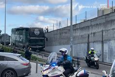 Chegada do Sporting a Alvalade para o jogo com o Gil Vicente