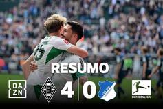 Monchengladbach fecha época com goleada ao Hoffenheim