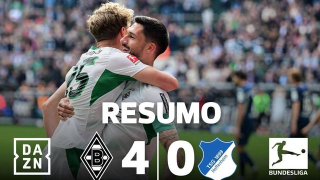 Monchengladbach fecha época com goleada ao Hoffenheim