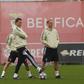 Jens Wissing com Roger Schmidt no Benfica - Foto:  Miguel Nunes