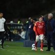 Prestianni e José Mourinho no Estoril (Foto: Miguel Nunes)