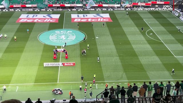 Sporting entra para o aquecimento