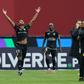 Jogadores do Estrela da Amadora festejam golo que valeu a permanência direta na Liga - Foto: HUGO DELGADO/LUSA