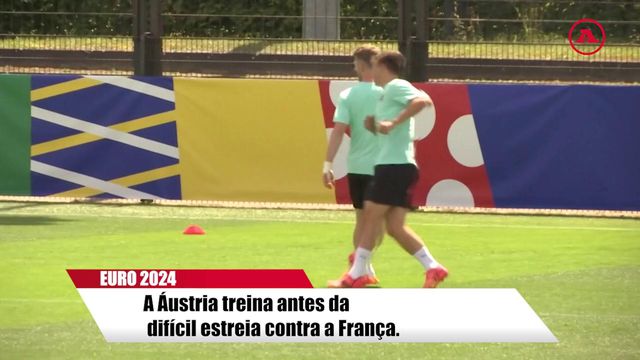 Áustria treina antes da difícil estreia contra a França