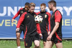 De Bruyne e Lukaku treinam antes da estreia no Euro 2024