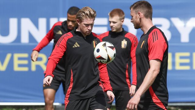 De Bruyne e Lukaku treinam antes da estreia no Euro 2024