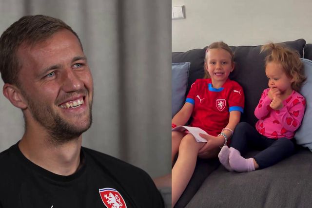 Jogadores da Chéquia foram surpreendidos no dia do pai