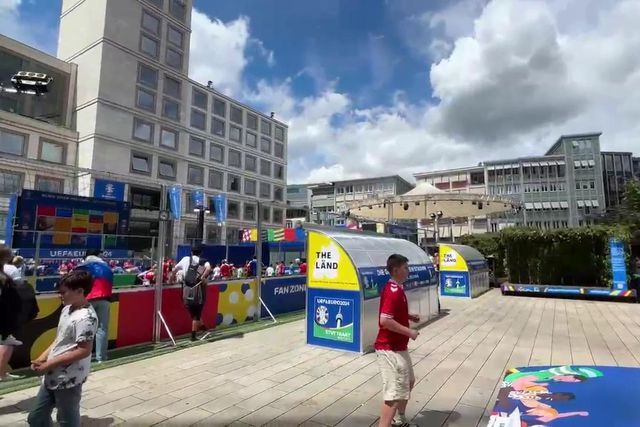 Adeptos da Dinamarca já 'jogam' antes da Eslovénia