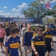 O ambiente no Hard Rock Stadium antes do Boca Juniors-Benfica