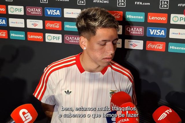 Prestianni: «A equipa sente-se muito bem»