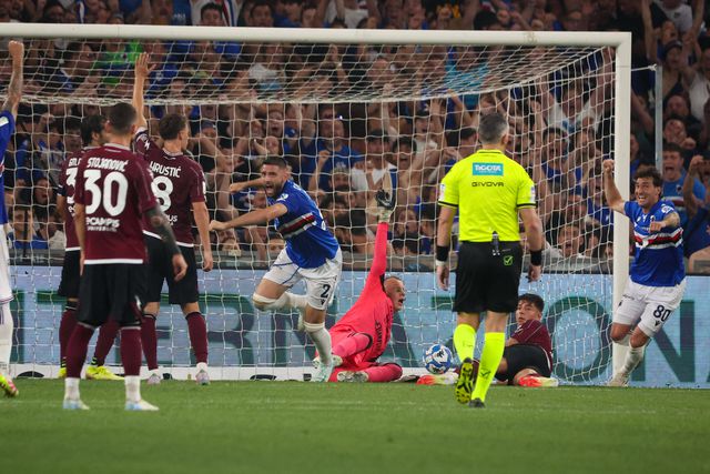 Meia equipa no hospital após derrota com a Sampdoria