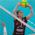 Jutta Van de Vyver reforça o setor encarnado. 
Foto: CEV