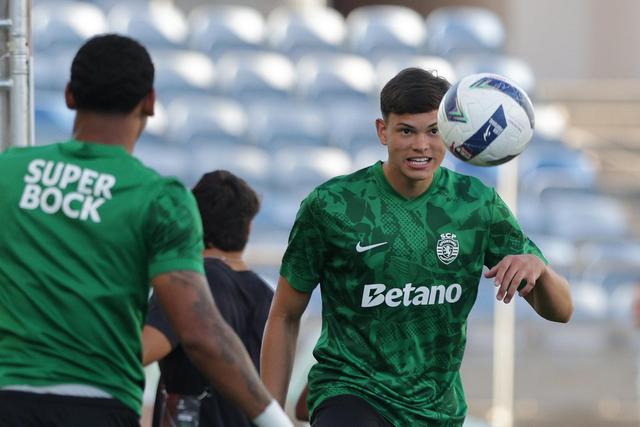 Bruno Ramos convenceu os responsáveis do Sporting a avançarem para a compra definitiva do seu passe (Foto Grafislab)