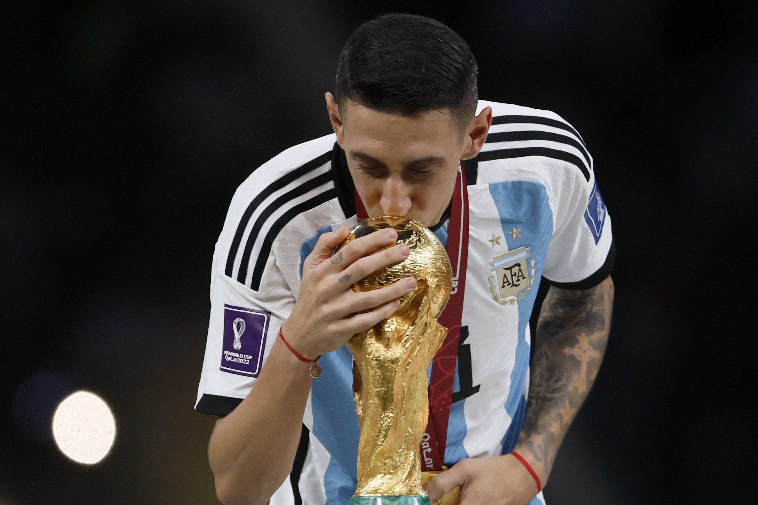 Di María sagrou-se campeão do mundo no Qatar