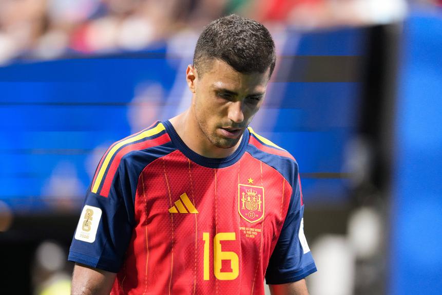 Rodri não esconde a desilusão no jogo com Cabo Verde (IMAGO)