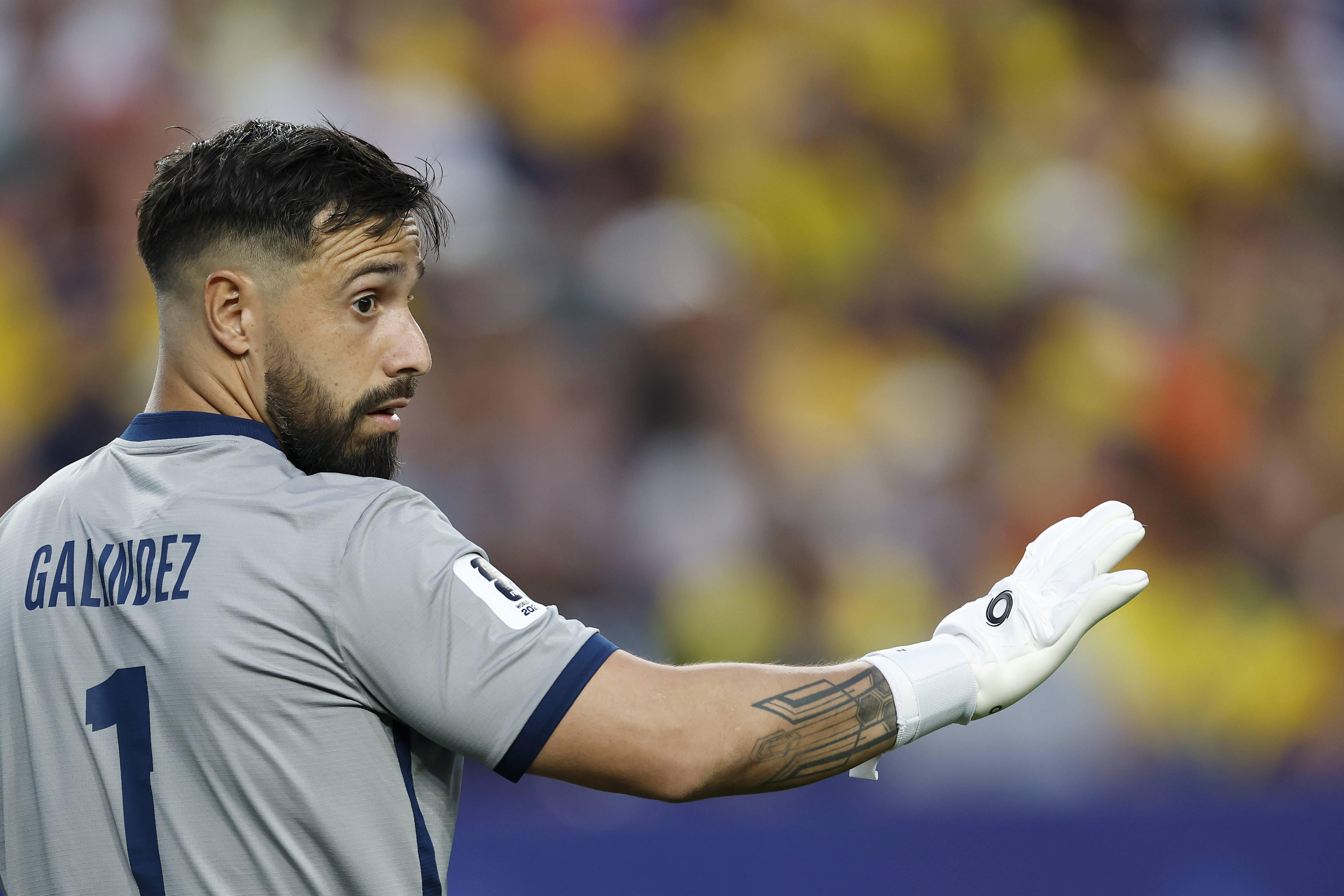Argentina: 30. Hernán Galíndez, guarda-redes titular do Equador, nasceu em Rosario. (IMAGO)