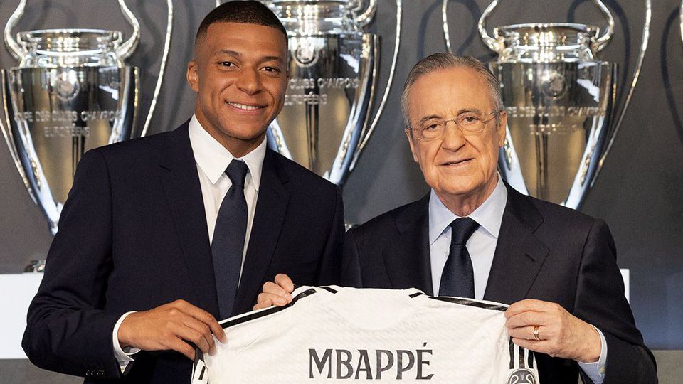 Siga a apresentação de Mbappé no Real Madrid