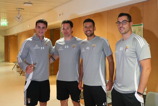 Benfica arranca pré-época com testes físicos
