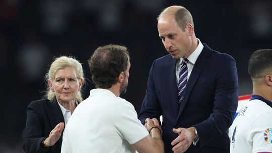 Príncipe William envia mensagem a Southgate: «Deve estar orgulhoso»