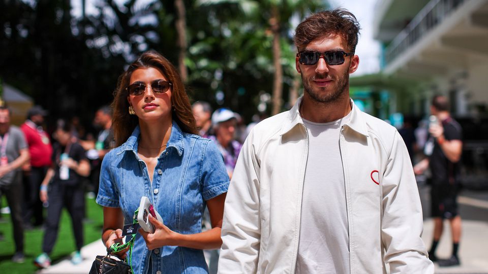 Pierre Gasly e Kika Cerqueira Gomes apresentam «novo membro da família»