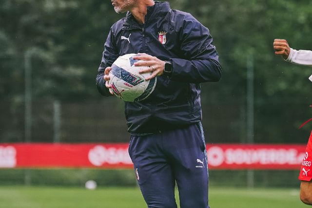 Carlos Vicens, novo treinador do SC Braga, em teste frente ao Celta de Vigo (20 horas, Sport TV 1). FOTO SC BRAGA