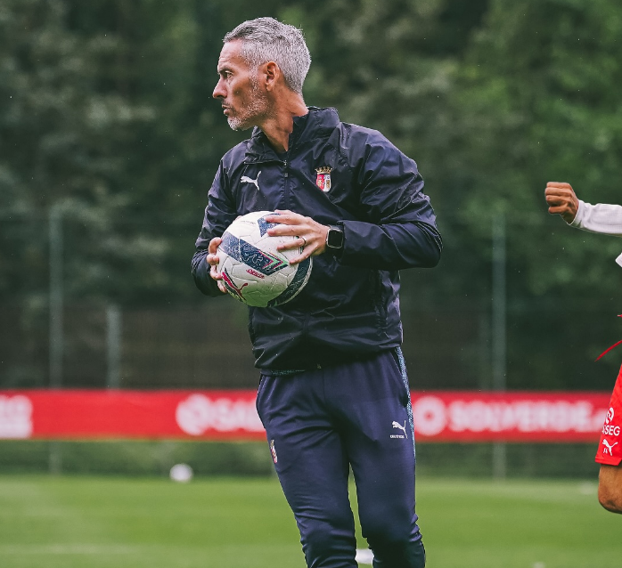 Carlos Vicens, novo treinador do SC Braga, em teste frente ao Celta de Vigo (20 horas, Sport TV 1). FOTO SC BRAGA