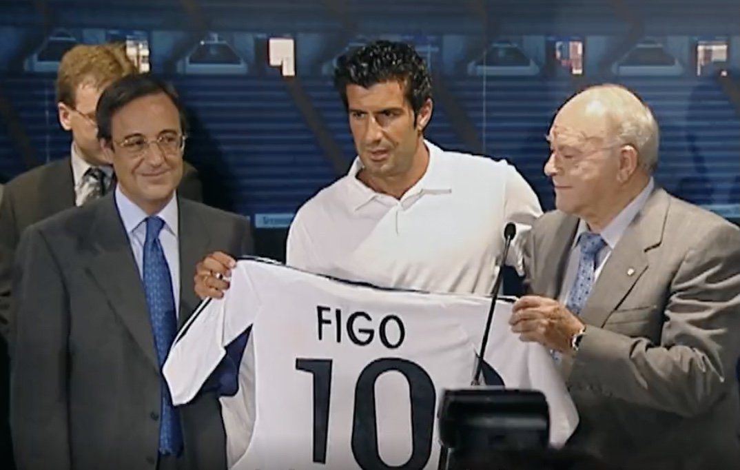 Luís Figo: a transferência que chocou o mundo faz hoje 25 anos