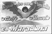Mural em Nápoles, um de muitos dedicados a 'El Pibe'. Foto A BOLA