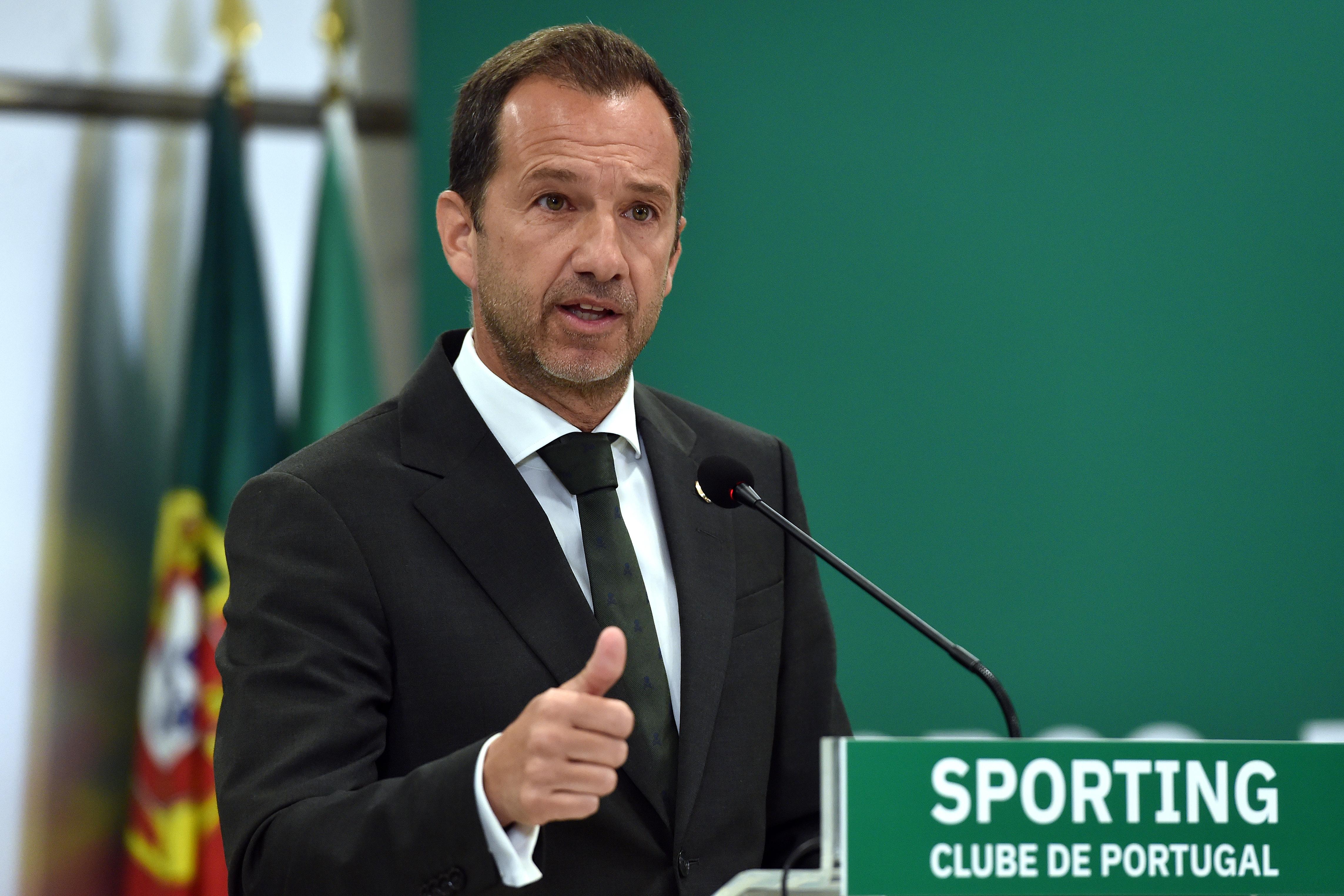 Administração de Varandas devolveu ao Sporting a capacidade de ganhar hoje sem hipotecar o amanhã — Foto: MIGUEL NUNES