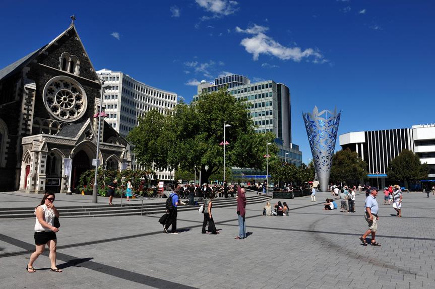Christchurch, na Nova Zelândia