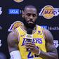 LeBron James esteve as últimas oito temporadas nos LA Lakers