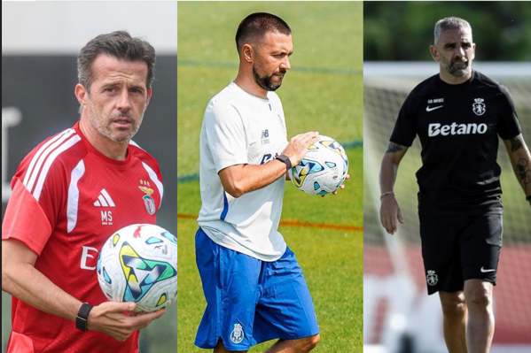 Marco Silva, Francesco Farioli e Rui Borges são os comandantes dos três grandes
