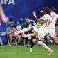 Deste cruzamento de Messi nasceu o segundo golo argentino - Foto: IMAGO