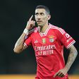 Di María é baixa no Benfica por lesão
