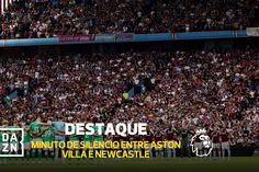 Villa Park em absoluto silêncio por Jota e André antes do Aston Villa-Newcastle