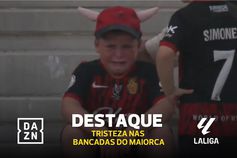 Em bom espanhol esta criança solta a frustração no jogo com o Barcelona