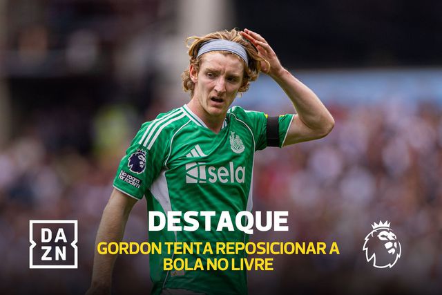 Capitão do Newcastle tentou enganar o árbitro mas foi apanhado