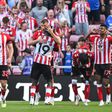 Festejos dos jogadores do Sunderland