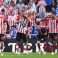 Festejos dos jogadores do Sunderland