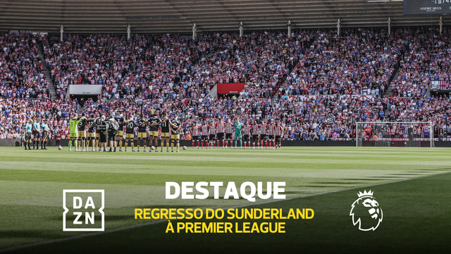 Sunderland volta à Premier League com coreografia impressionante