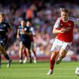 Viktor Gyokeres em ação pelo Arsenal