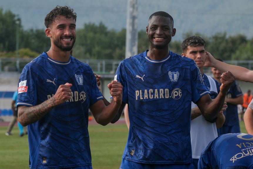 Avançado gaulês dos minhotos deu o triunfo à sua equipa diante dos beirões (Foto: Carlos Barroso/LUSA)