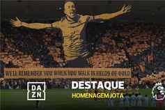 Tributo arrepiante do Wolves a Jota, com a família no estádio