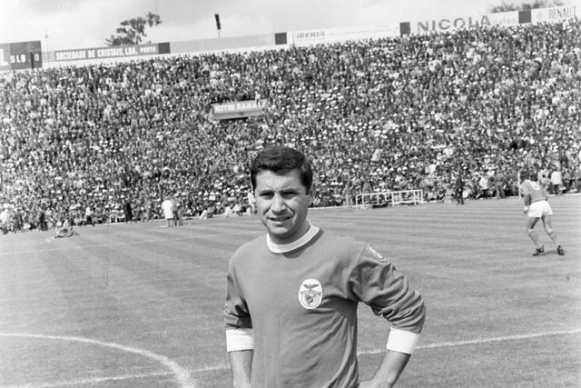 Fernando Cruz a 5 de maio de 1968 num jogo com o FC Porto nas Antas