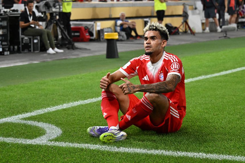 Luis Díaz estreou-se a marcar pelo Bayern e homenageou Diogo Jota Foto: IMAGO