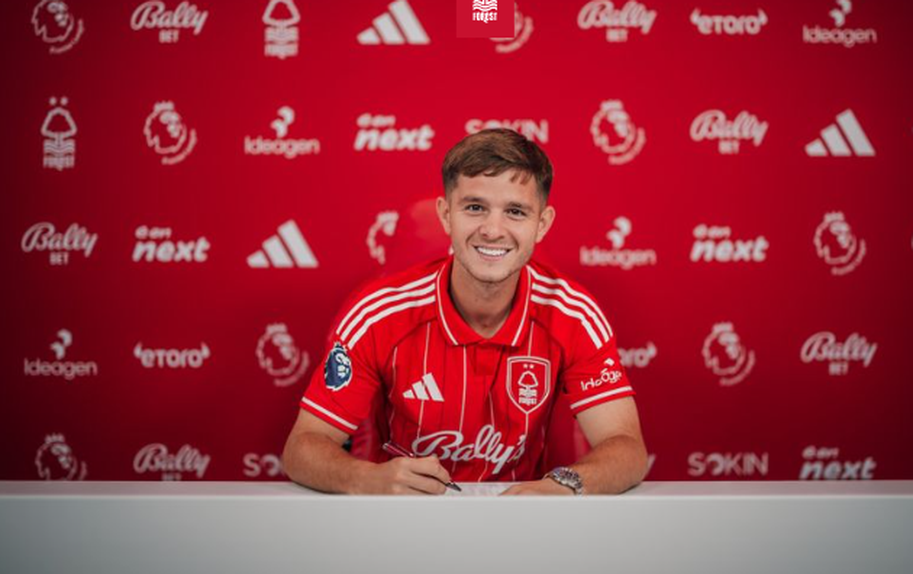 James McAtee é reforço para Nuno Espírito Santo. Foto Nottingham Forest