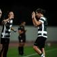 Telma Encarnação comemora golo frente às inglesas (Foto Sporting CP)