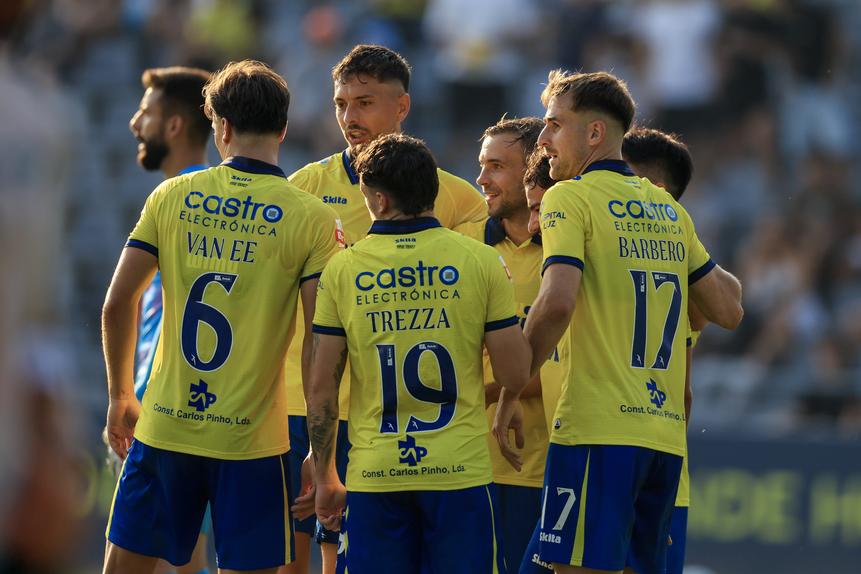 O Arouca está imparável neste arranque de campeonato: dois jogos, duas vitórias - Foto: JOSÉ COELHO/LUSA