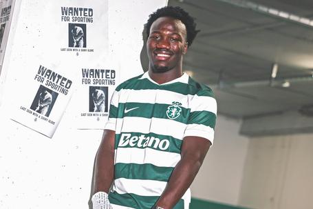 Irankunda chega a Alvalade oriundo dos ingleses do Watford e na bagagem traz muita esperança em triunfar de leão ao peito - Foto: Sporting CP