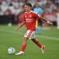 Benfica, de Prestianni, defronta nesta noite de segunda-feira, 17 de agosto, o Casa Pia em Rio Maior para a Liga - Foto: MIGUEL NUNES